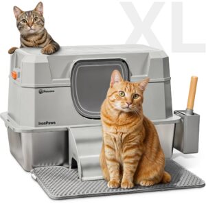 IronPaw™ Stainless Steel Litter Box