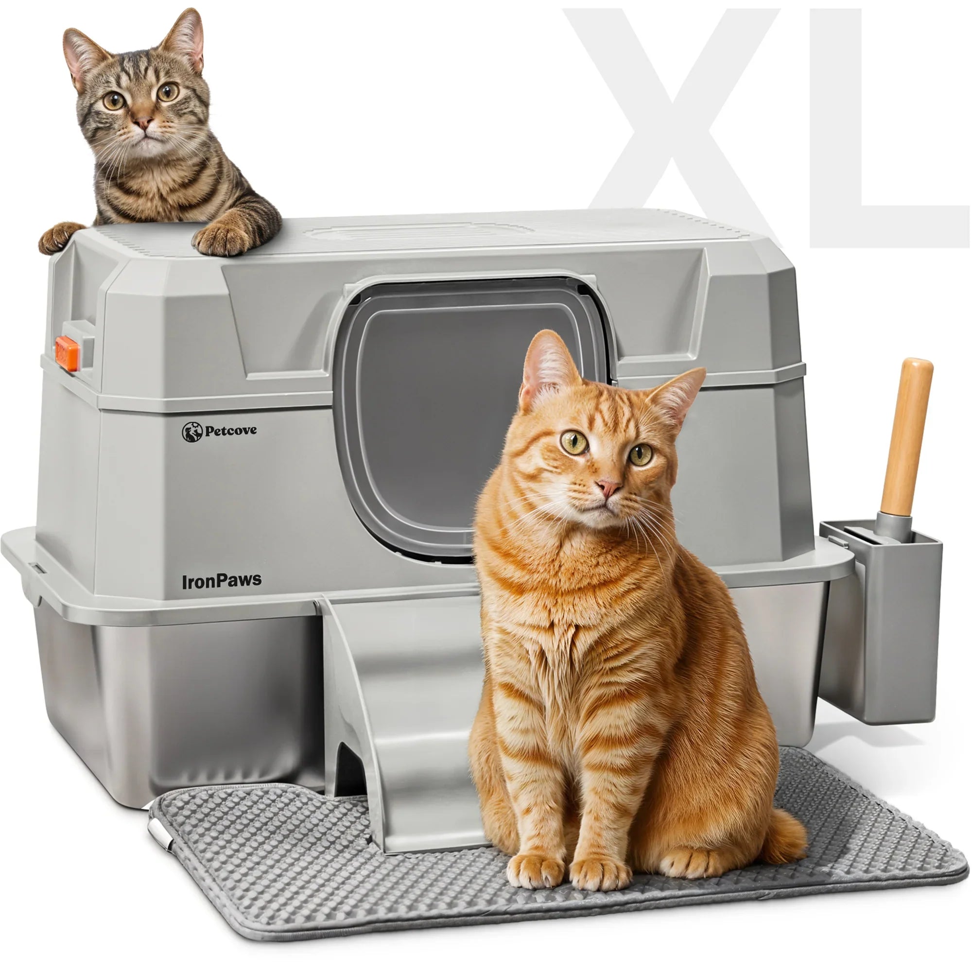 IronPaw™ Stainless Steel Litter Box