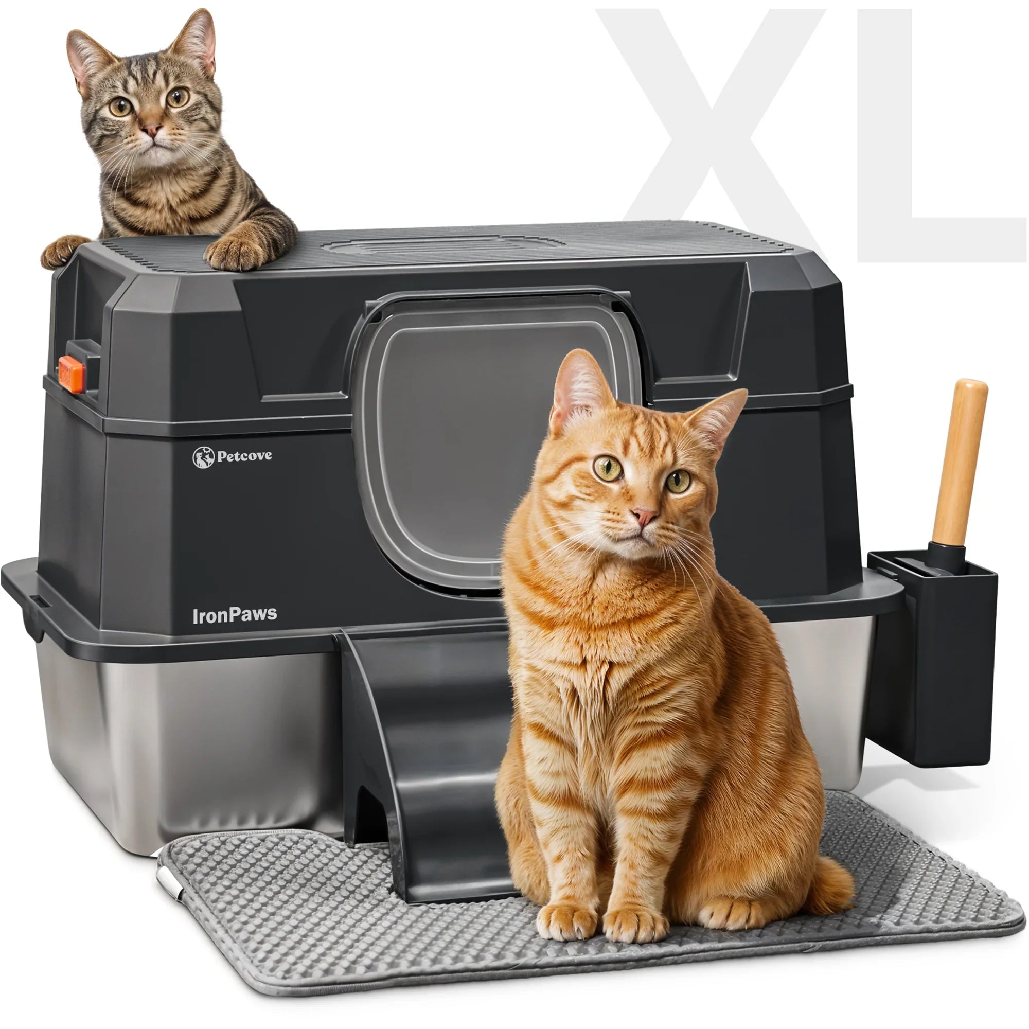 IronPaw™ Stainless Steel Litter Box - Image 9