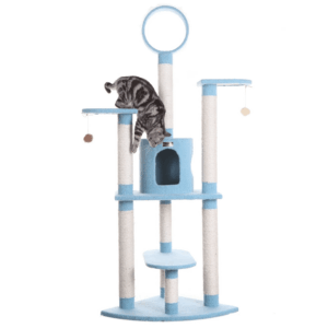 Cat Tree with Scratching Posts Multi-Level Platforms and Condo