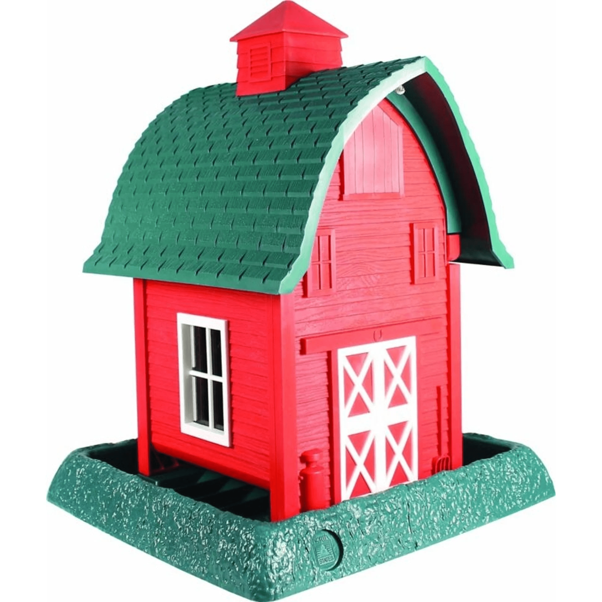 Bird Feeder with Large Seed Tray and Acrylic Windows