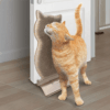 Cat Self Grooming Brush with Door Mount and Catnip Holder
