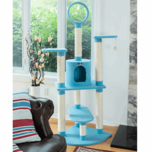Cat Tree with Scratching Posts Multi-Level Platforms and Condo