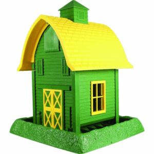 Bird Feeder with Large Seed Tray and Acrylic Windows
