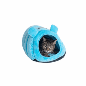 Covered Pet Bed with Removable Washable Cushion