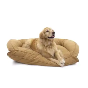 Orthopedic Dog Bed with Bolster Cushion and Removable Cover