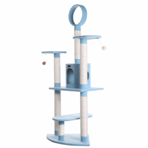Cat Tree with Scratching Posts Multi-Level Platforms and Condo