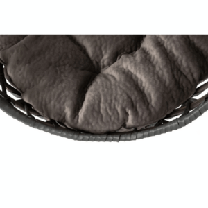 Elevated Rattan Pet Bed with Washable Cotton Cushion