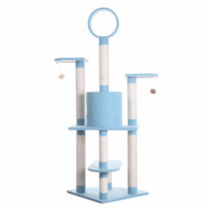 Cat Tree with Scratching Posts Multi-Level Platforms and Condo
